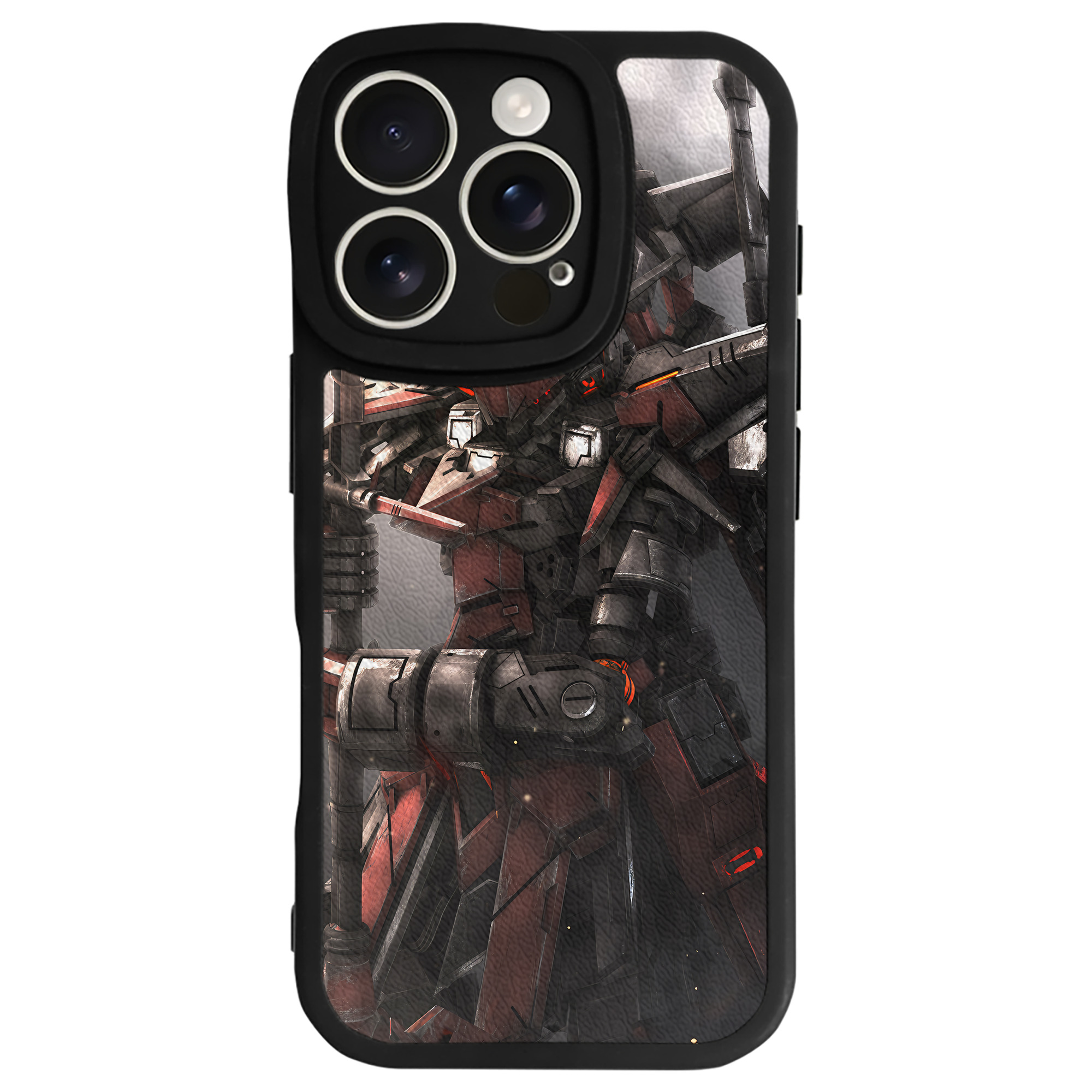 （画像用） 機動戦士ガンダム Mobile Suit Gundam 【iPhone 16シリーズ対応】シリコンスマホケース（レザー調） 材質：シリコン